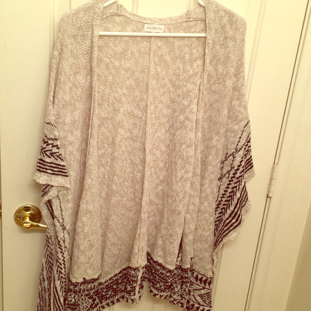 Knit Sweater Poncho